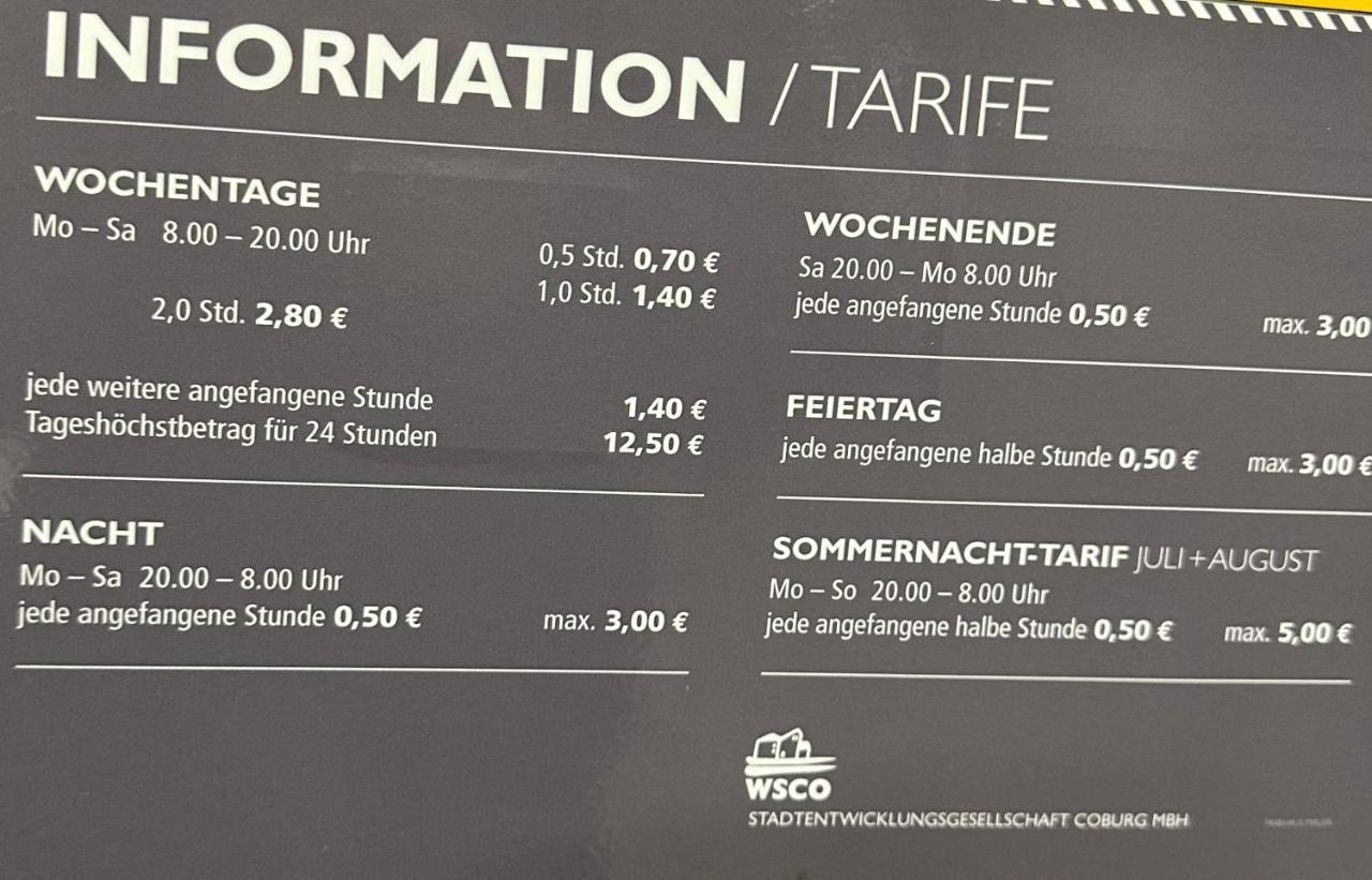 Ein Gemuetliches Studio Mit Netflix Im Zentrum Bahnhofsnaehe Coburg Esterno foto