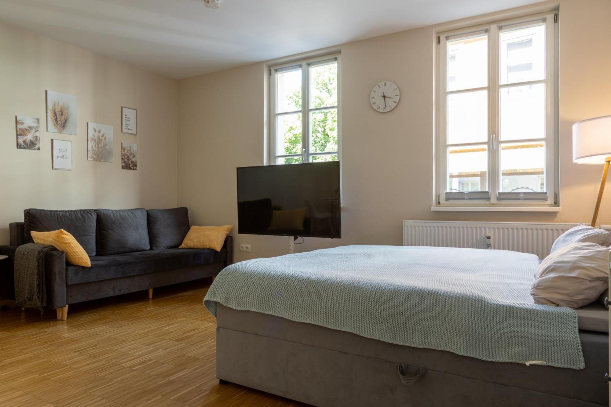 Ein Gemuetliches Studio Mit Netflix Im Zentrum Bahnhofsnaehe Coburg Esterno foto